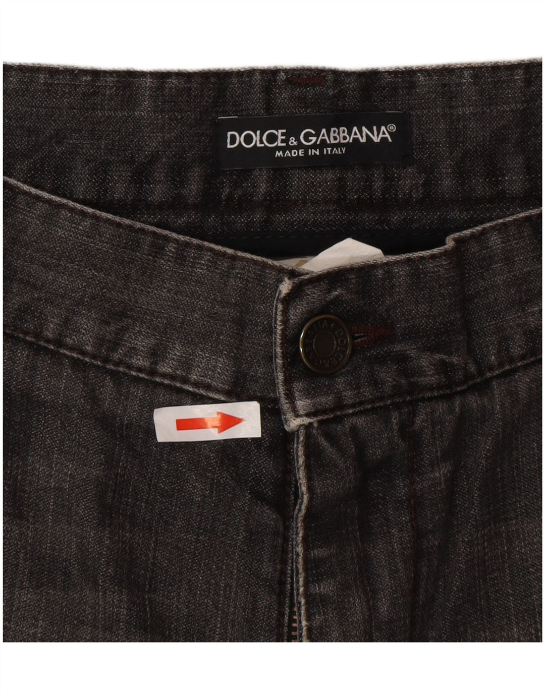 Damskie jeansy Dolce & Gabbana w trudnej sytuacji IT 50 XL W36 L32 Szare
