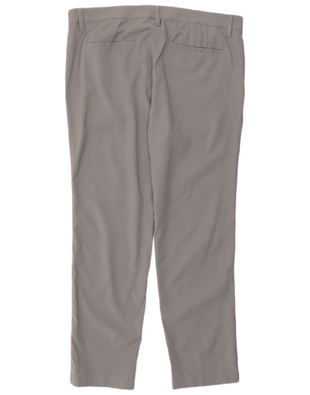 Męskie spodnie Chino Adidas W36 L30 Szary poliester