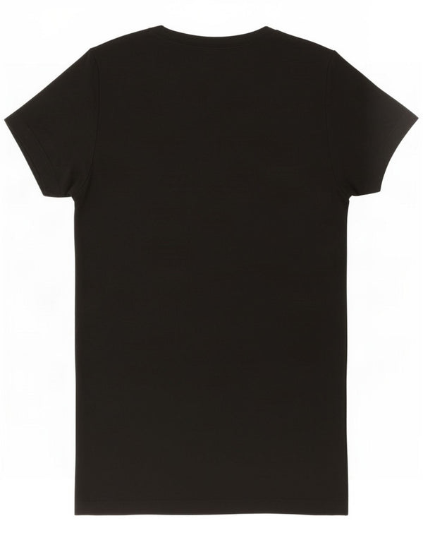 Damska koszulka Nike Dri Fit z luźnym topem UK 6 XS, czarna bawełna
