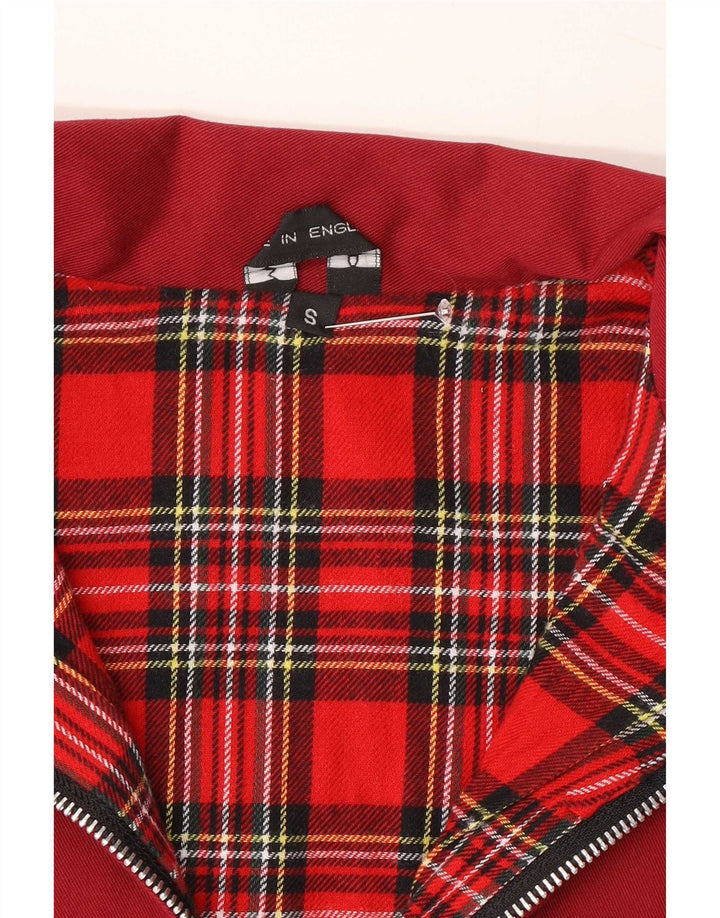 Męska kurtka Bomber Vintage UK 36 Small Burgundy Poliester