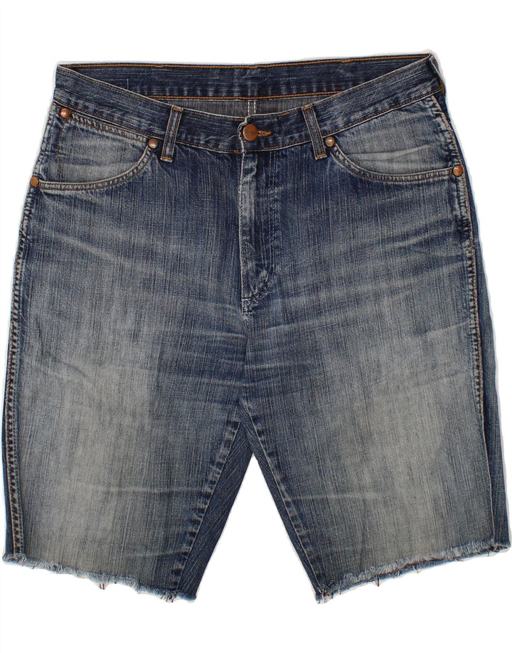 WRANGLER Mens Denim Shorts W32 Medium  Blue Vintage Wrangler and Second-Hand Wrangler from Messina Hembry 
