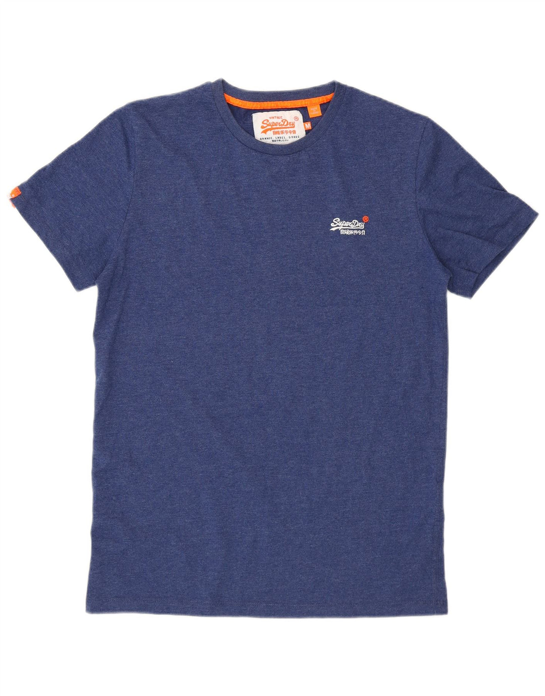 T-shirt męski Superdry, bawełniany, średni niebieski