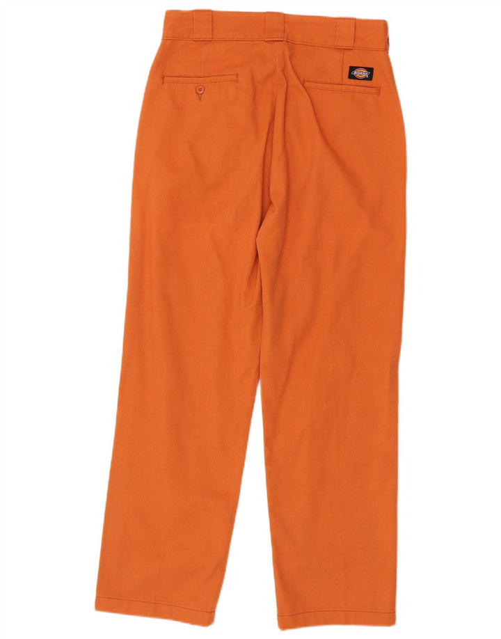 Męskie proste spodnie chino Dickies W28 L29 pomarańczowe