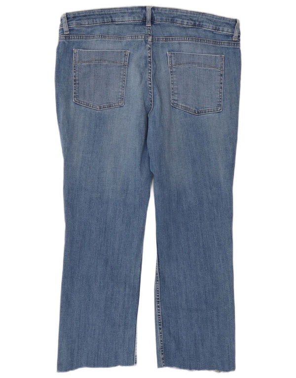 Dżinsy Marks & Spencer Damskie Indigo Crop Slim Bootcut UK 18 XL W38 L25 Niebieskie