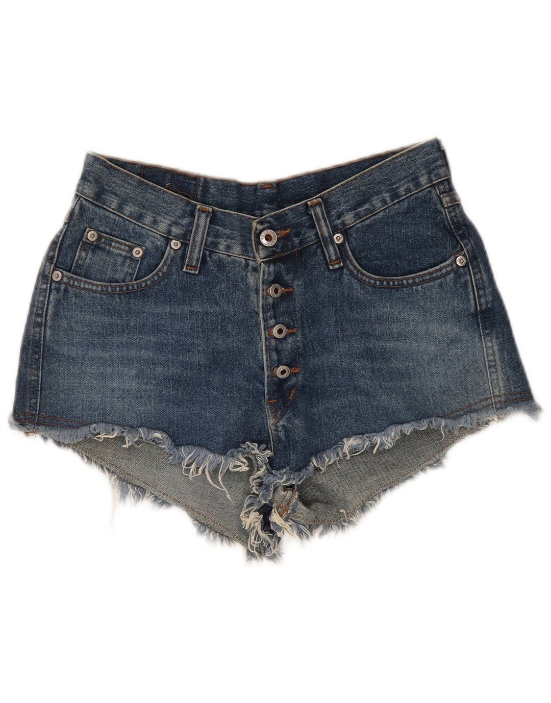 Damskie spodenki jeansowe Unlimited W31 Średnioniebieskie, bawełniane