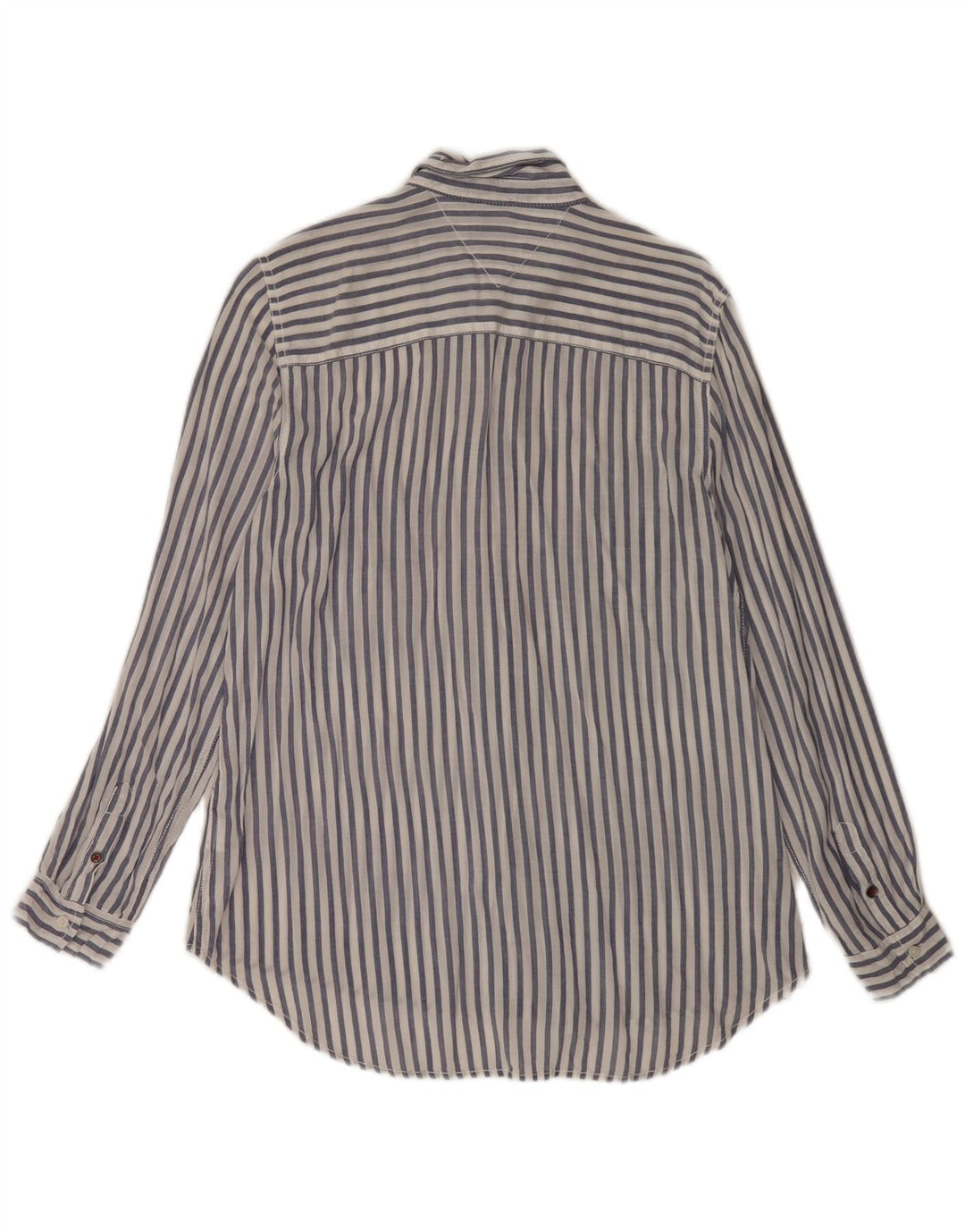 Koszula damska Tommy Hilfiger UK 14 Średnia biała wiskoza w prążki