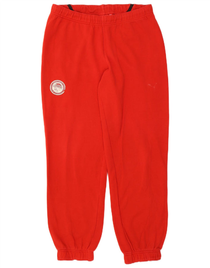 Męskie spodnie dresowe Puma Joggers, duże, czerwone, bawełniane