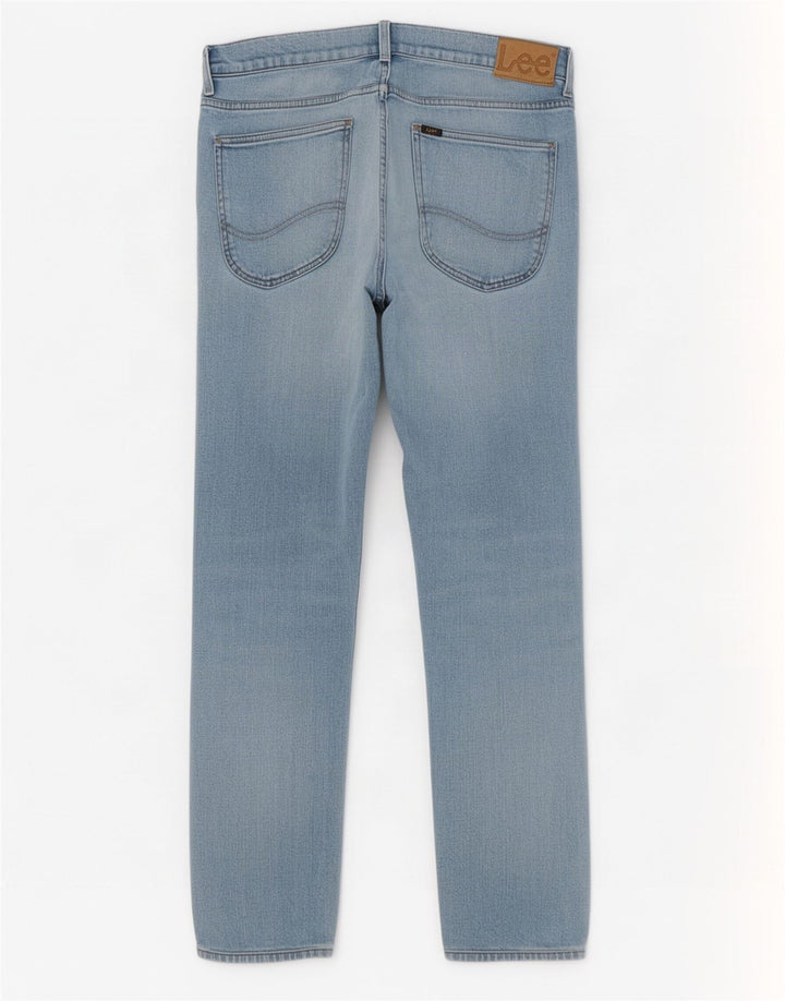 Męskie jeansy Lee Slim Tapered W31 L28 Niebieskie bawełniane