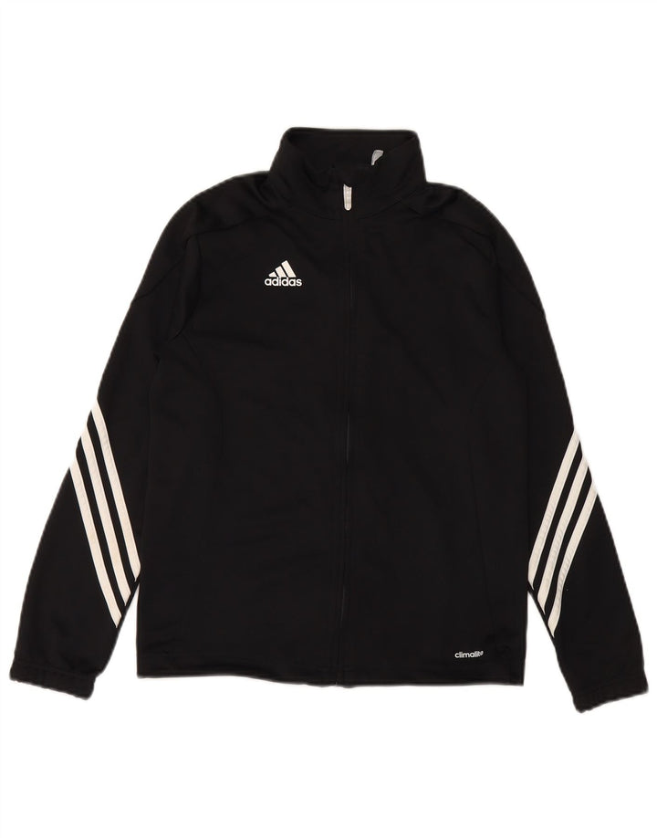 Chłopięca kurtka dresowa ADIDAS Climalite 11-12 lat, czarna, poliester