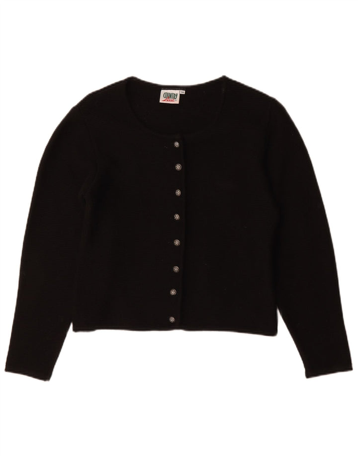 Sweter Damski Cardigan Country Line EU 36 Mały Czarny Poliakryl