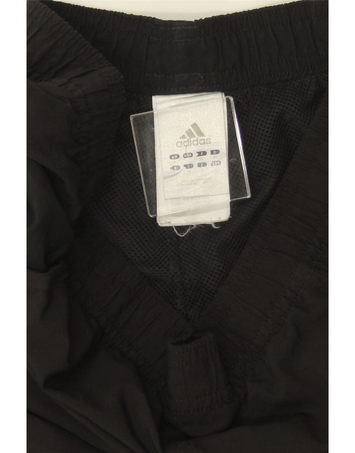 Damskie spodnie dresowe ADIDAS Joggers UK 8, małe, czarne, poliestrowe