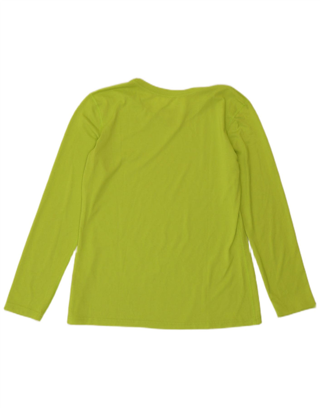 Damska koszulka Nike Dri Fit o regularnym kroju z długim rękawem, UK 14, średnia zieleń