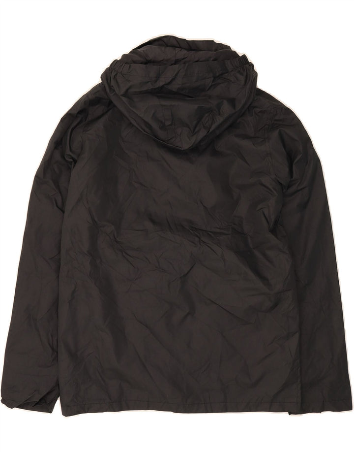 MOUNTAIN WAREHOUSE Boys Hooded Windbreaker Jacket 12-13 Years Black Vintage Mountain Warehouse and Second-Hand Mountain Warehouse from Messina Hembry 
