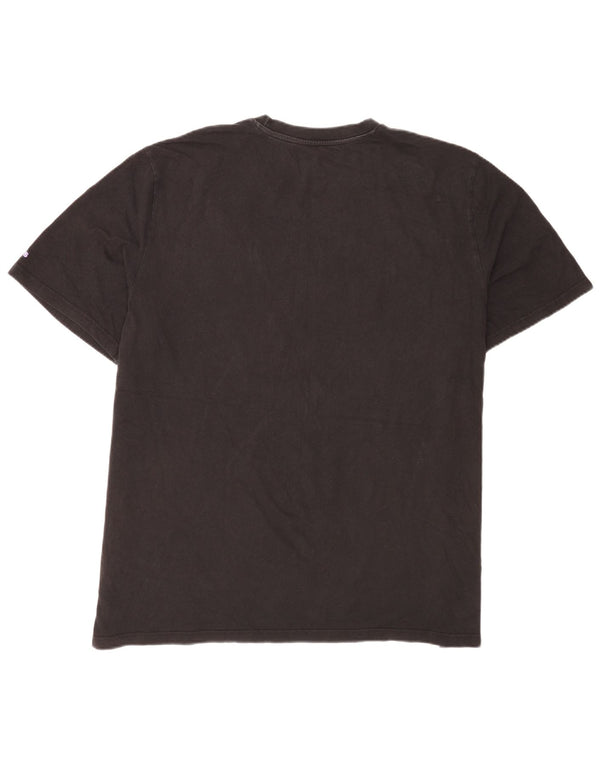 Męska koszulka z grafiką Adidas Top 2XL Czarna bawełna