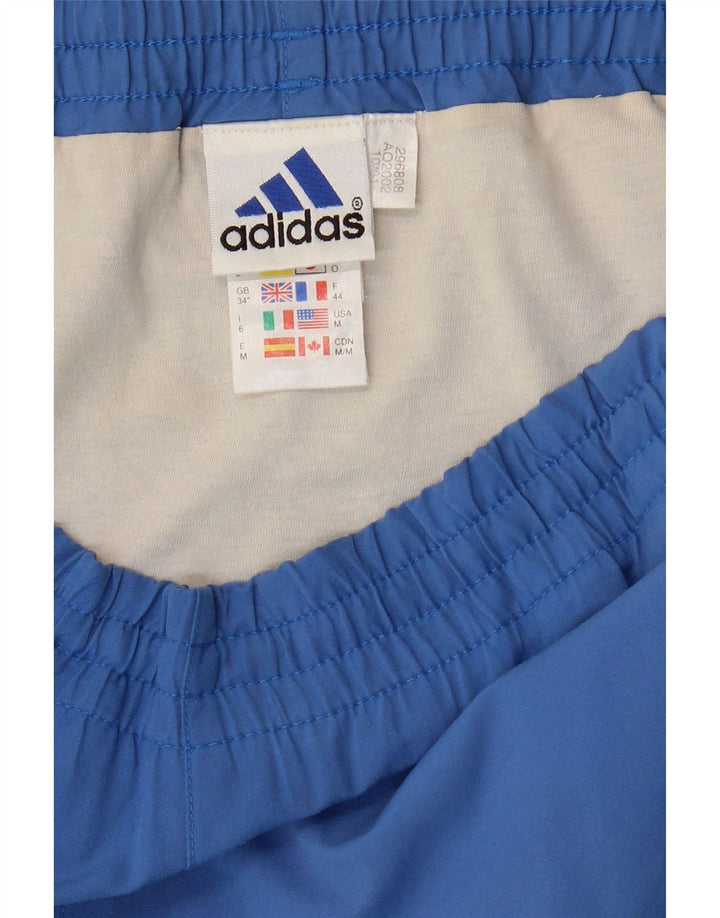 Męskie spodenki sportowe Adidas, średni niebieski poliester