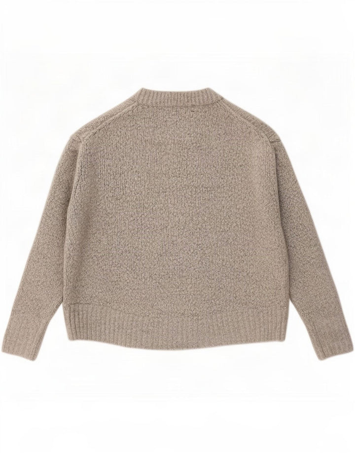 Sweter damski Zara Oversize z okrągłym dekoltem UK 10 Small Grey Flecked