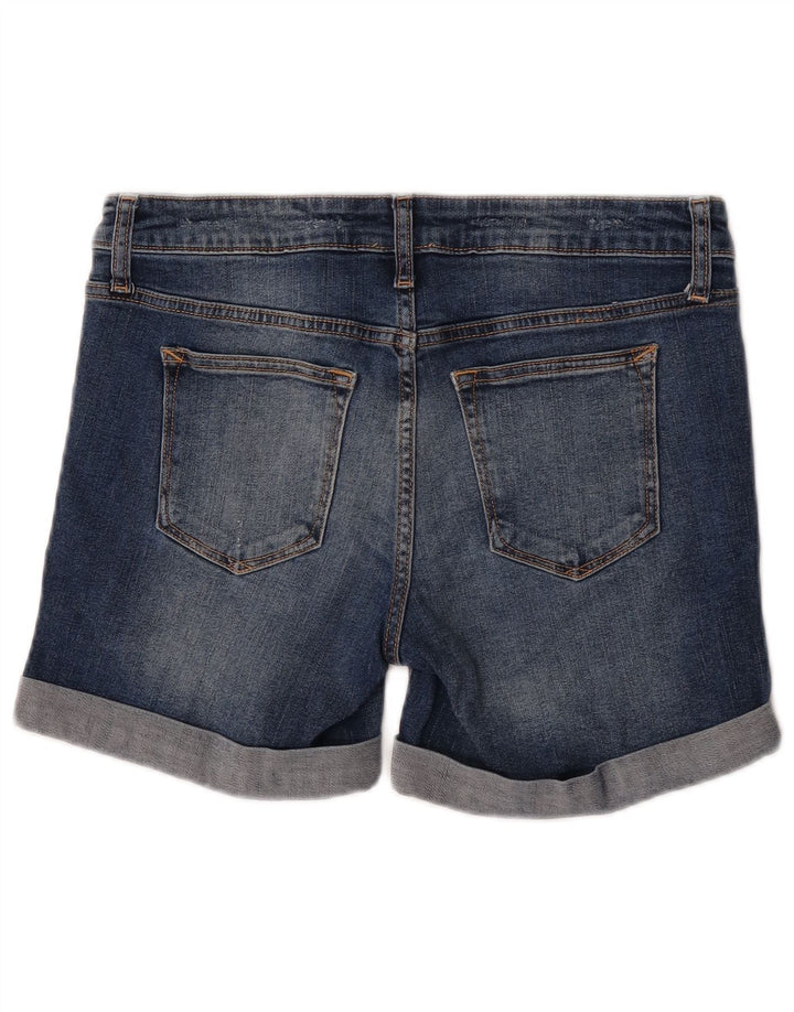 Damskie spodenki jeansowe Gap UK 12 Medium W32 Niebieskie bawełniane