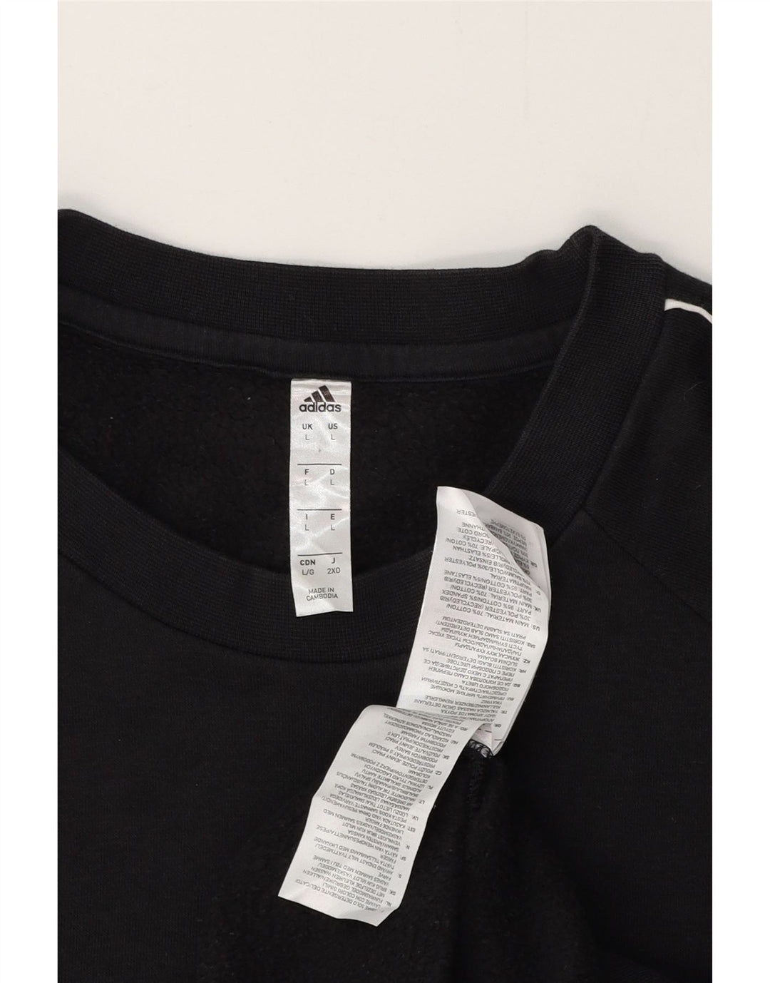 Bluza męska ADIDAS, duża, czarna, bawełniana