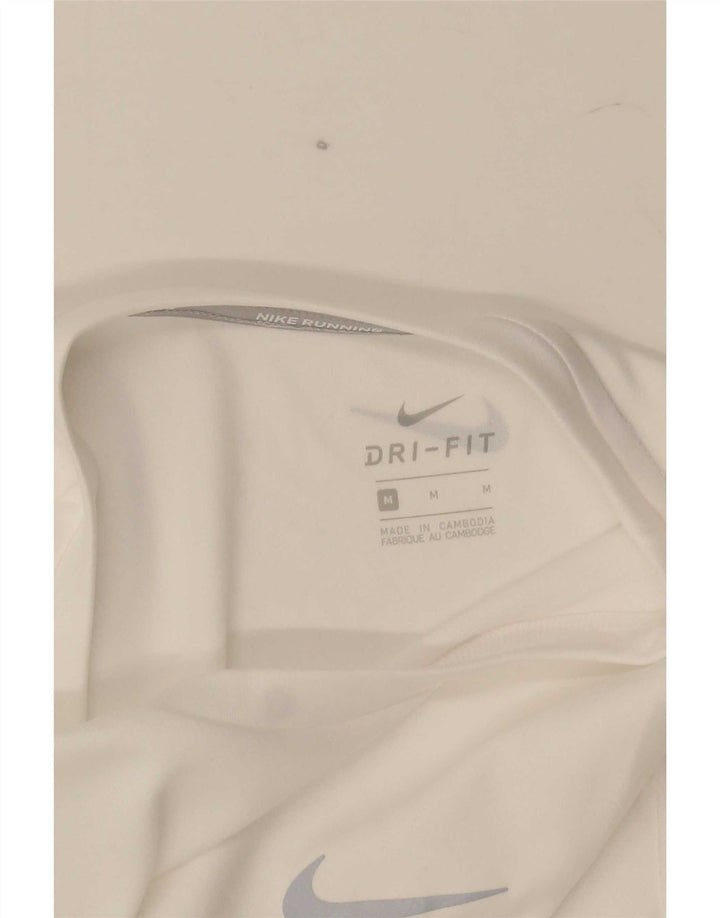 Męski T-shirt Nike Dri Fit, średni biały