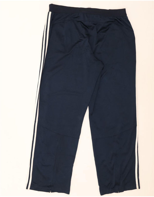 Męskie spodnie dresowe Adidas XL granatowe, poliestrowe