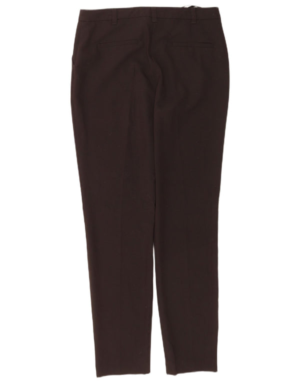 Damskie spodnie garniturowe Topshop slim fit UK 10 Small W28 L30 Brązowy poliester