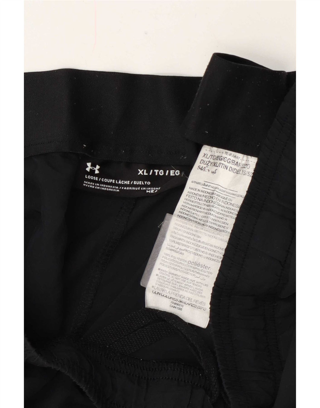 Męskie spodenki sportowe Under Armour Regular XL, czarny poliester