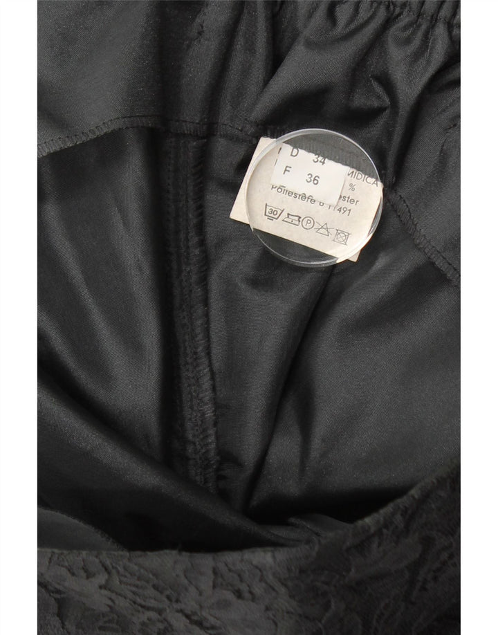 VINTAGE Womens Strapless Dress EU 36 Small Black Polyamide Vintage Vintage and Second-Hand Vintage from Messina Hembry 