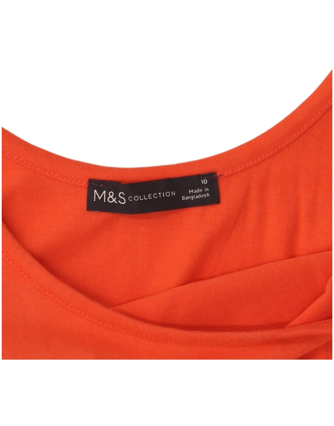 Marks & Spencer Damska sukienka maxi bez rękawów UK 10, mała pomarańczowa