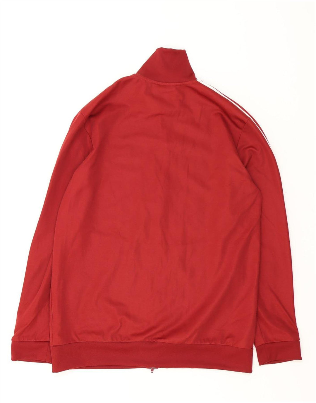 Adidas Męska bluza dresowa, duża, bordowa, poliester