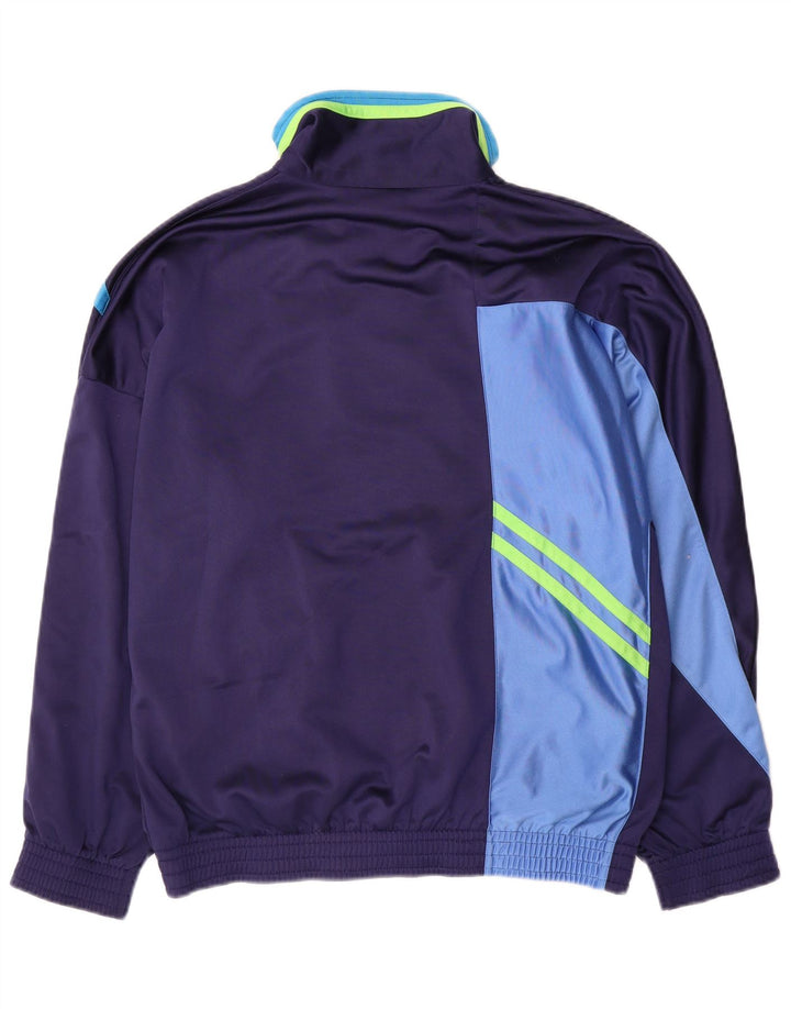 Męska kurtka dresowa Lotto, średnia granatowa, blok kolorów