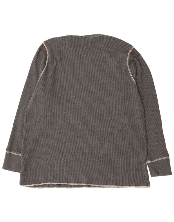 Męska koszulka Nike z długim rękawem 3XL, szara, bawełniana
