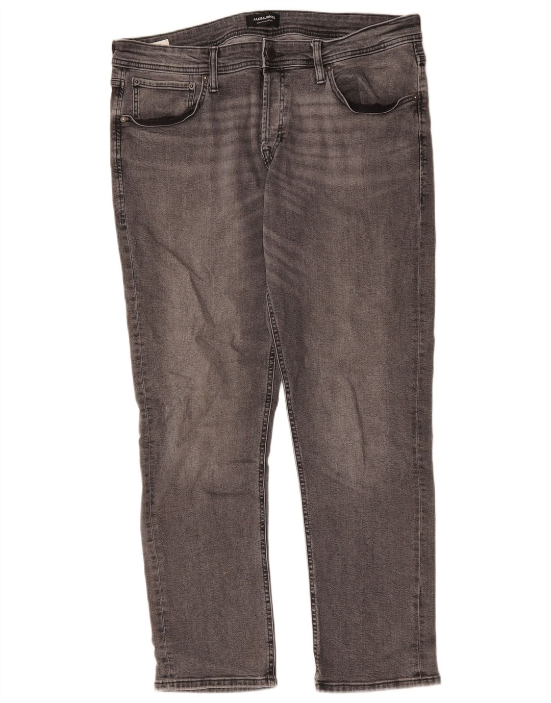 Męskie jeansy typu slim Jack & Jones W38 L32 Szara bawełna