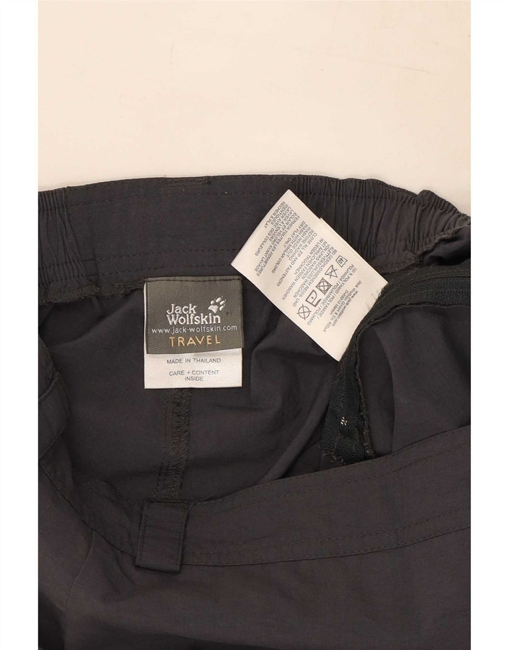 Damskie spodenki cargo Jack Wolfskin średnie W28 L6 szary poliester
