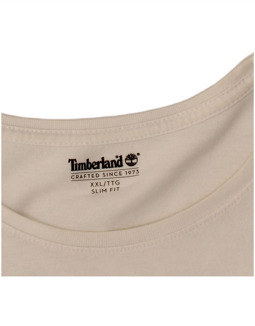 Męski T-shirt Timberland Slim Fit Top 2XL Biały