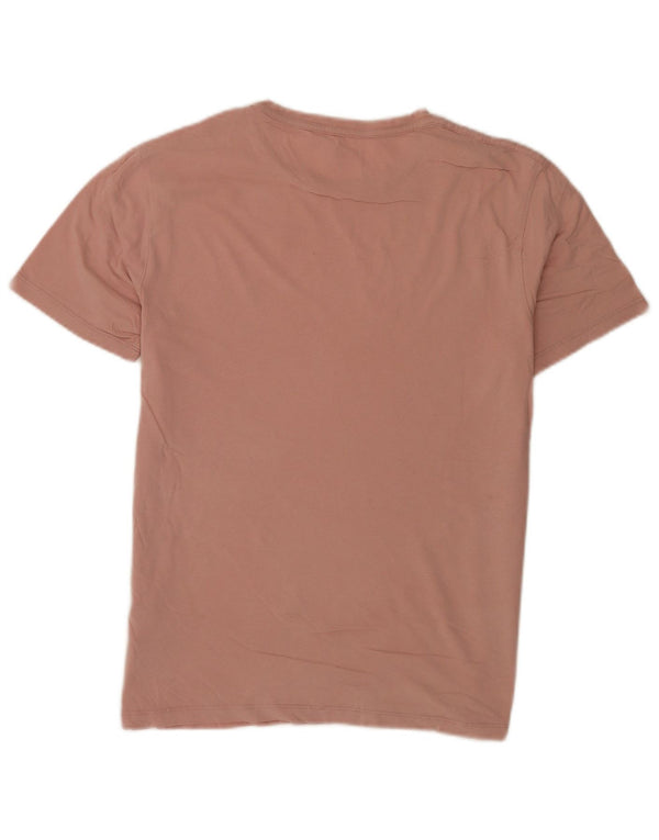 T-shirt męski All Saints o regularnym kroju, średni, różowy, bawełniany