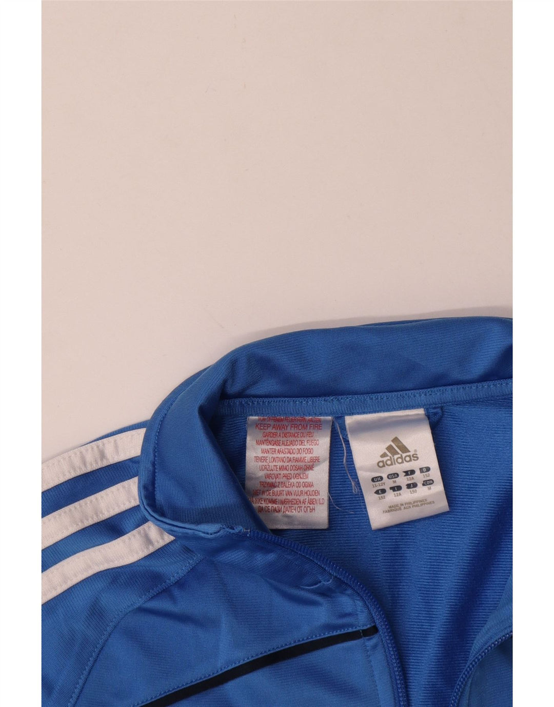 Chłopięca bluza dresowa Adidas 11-12 lat, niebieska, poliestrowa