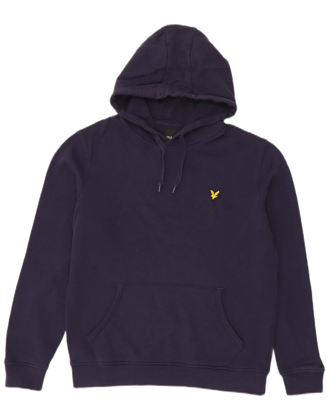 Męski sweter z kapturem Lyle & Scott, średni granatowy, bawełniany