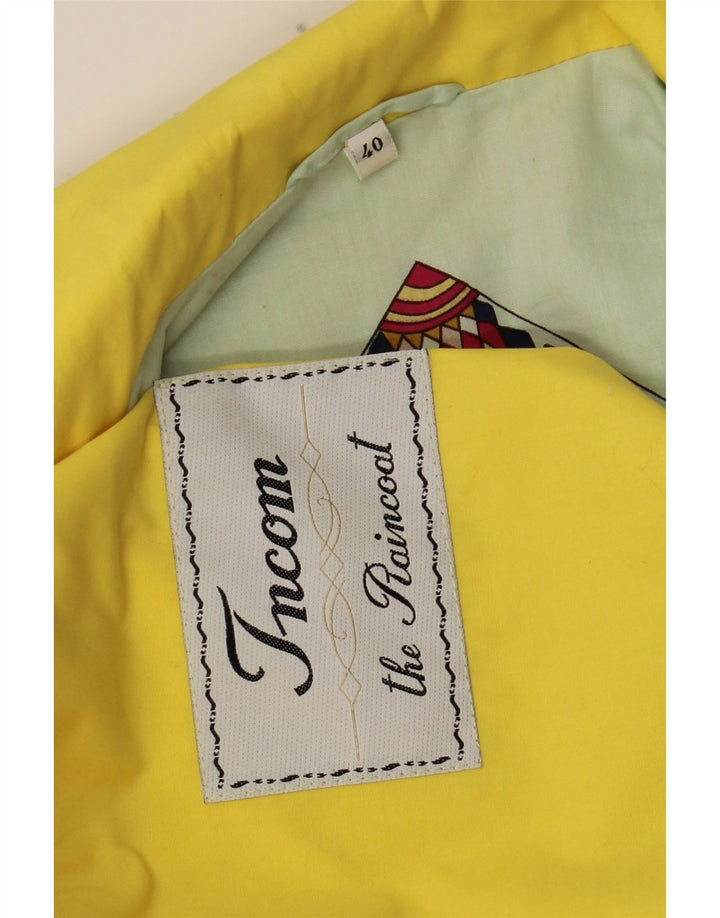 Damski płaszcz przeciwdeszczowy Incom Oversize IT 40 mały żółty