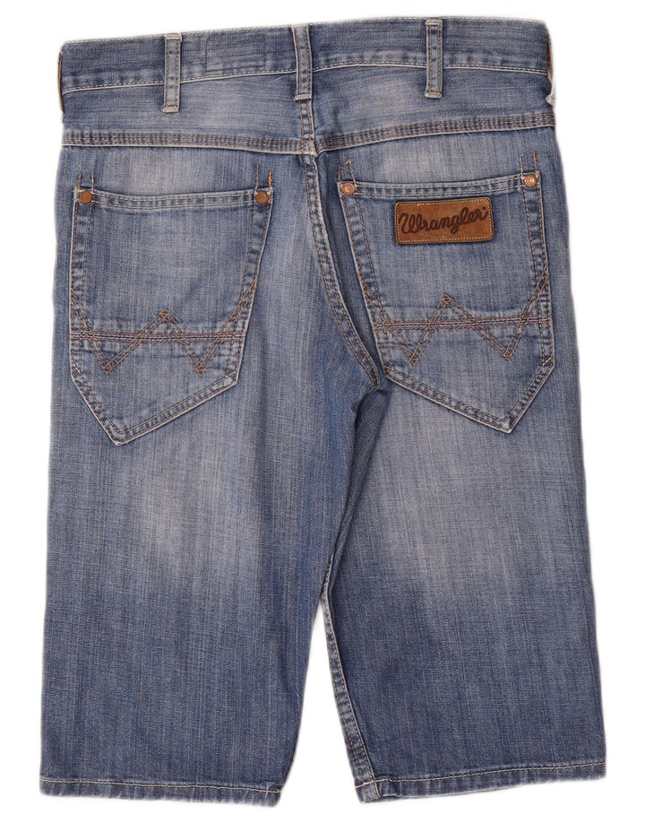 Męskie spodenki jeansowe WRANGLER Norton W29 Small, niebieskie, bawełniane