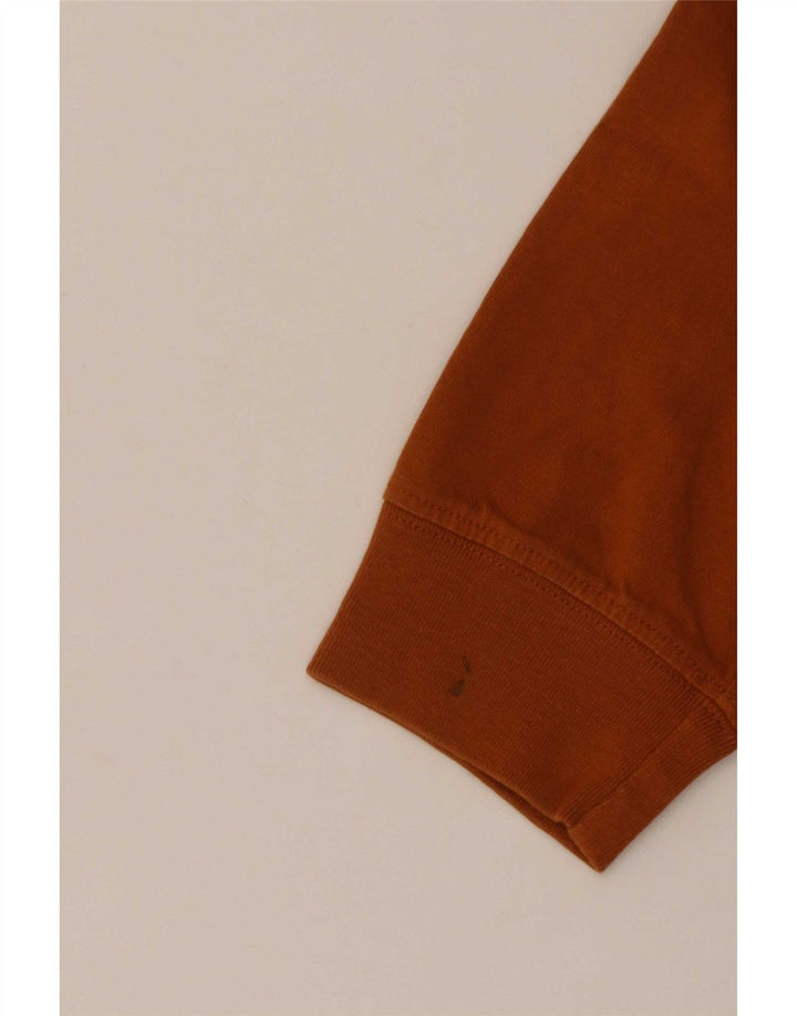 Męski top Wrangler z długim rękawem, średniobrązowy, bawełniany