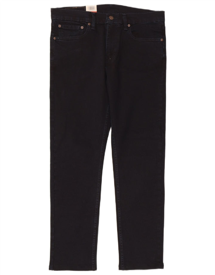 Damskie jeansy Levi's 511 Slim W34 L28 Granatowa bawełna