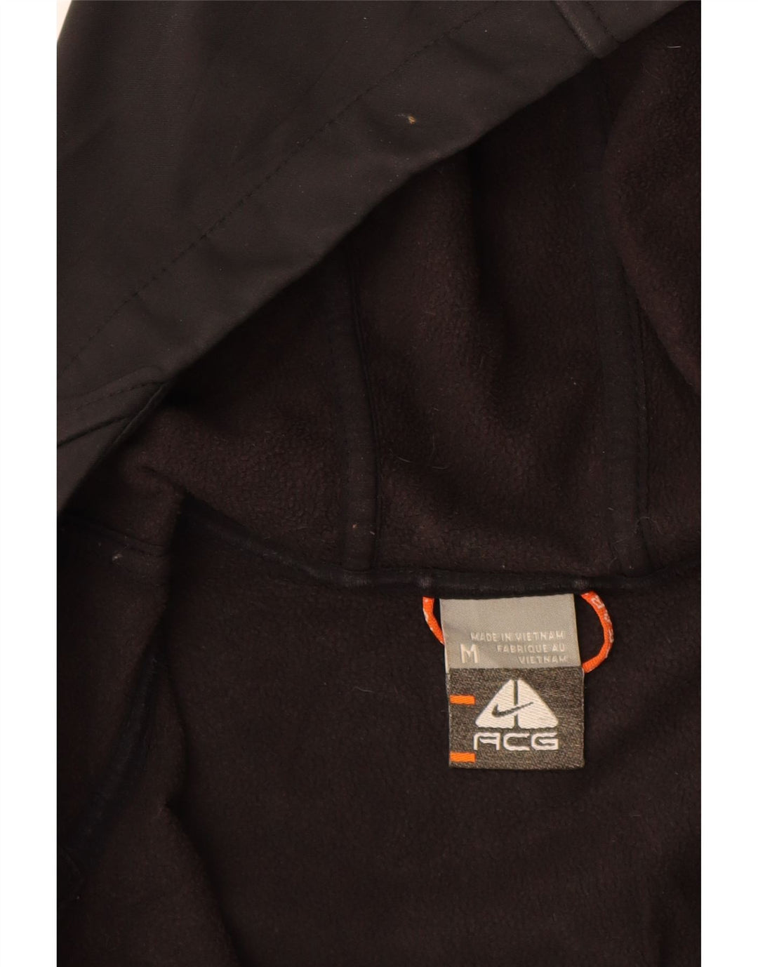 Damska kurtka wiatrówka z kapturem NIKE UK 12, średni czarny poliester