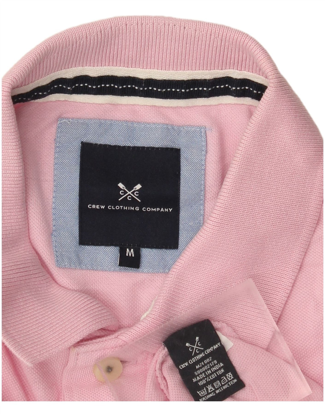 Męska koszulka polo J. Crew, średnia, różowa, bawełniana