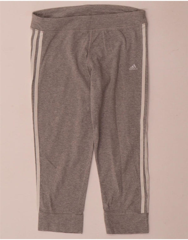 Damskie spodnie dresowe Adidas Capri Joggers UK 8/10 Small Grey