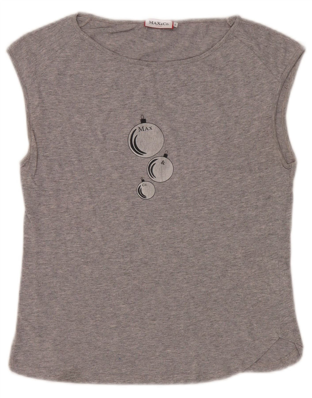 Damska kamizelka graficzna Max & Co. Top UK 10 Small Grey