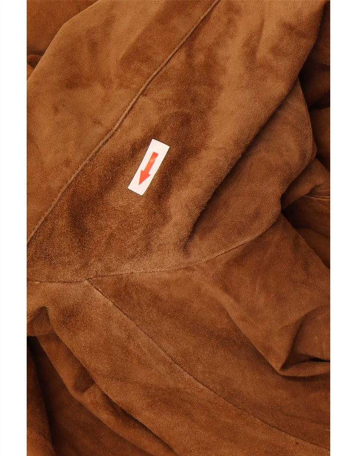 Vintage męska marynarka zapinana na 1 guzik, UK 36 Small Brown