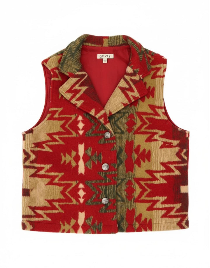 Damska kamizelka Orvis UK 14 Medium Red Geometric