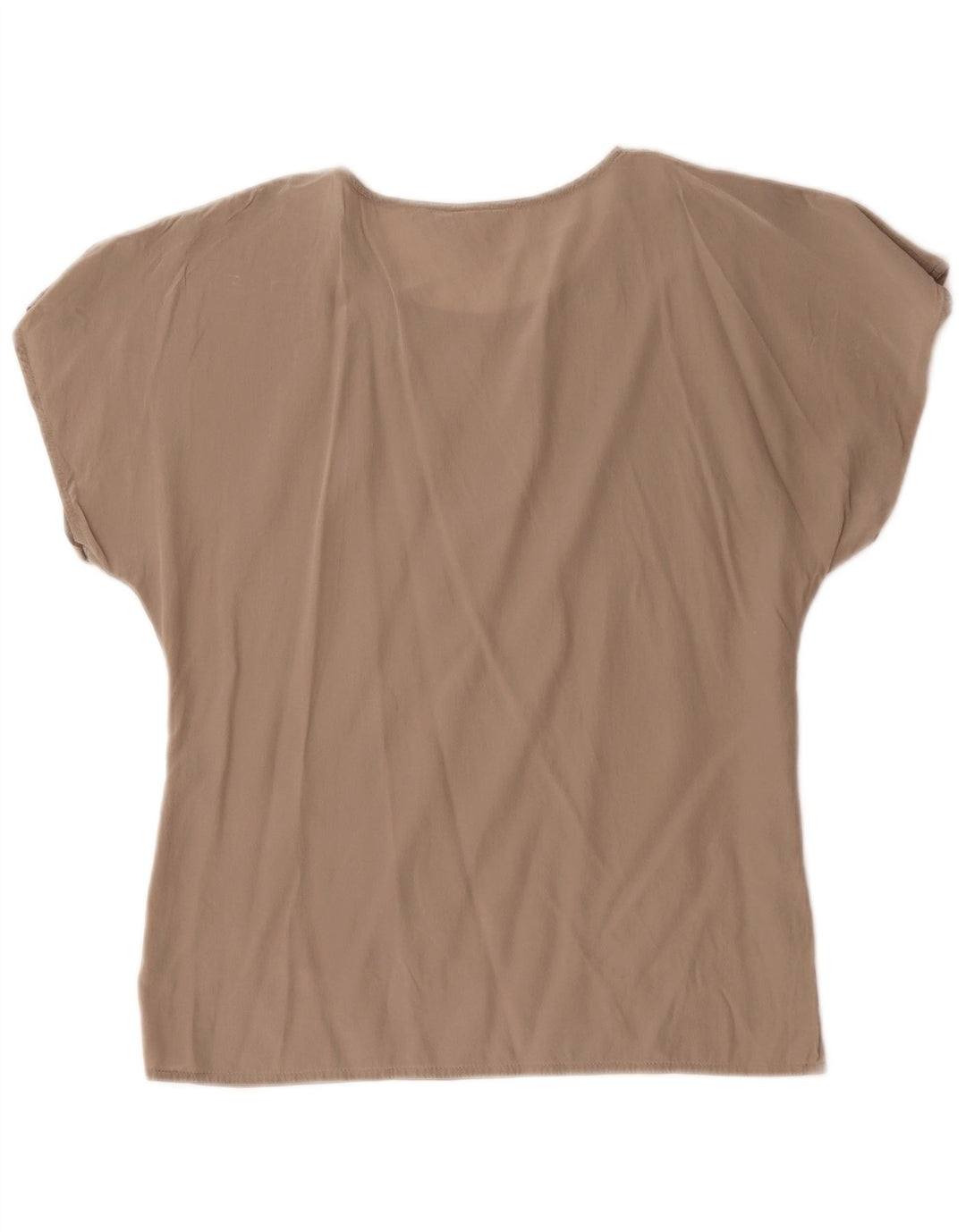 Bluzka damska Max Mara Top UK 12 Średni szary jedwab