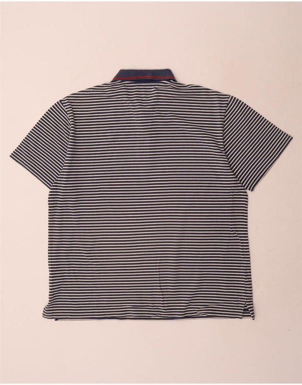 Męska koszulka polo Fred Perry XL, bawełniana w granatowe paski