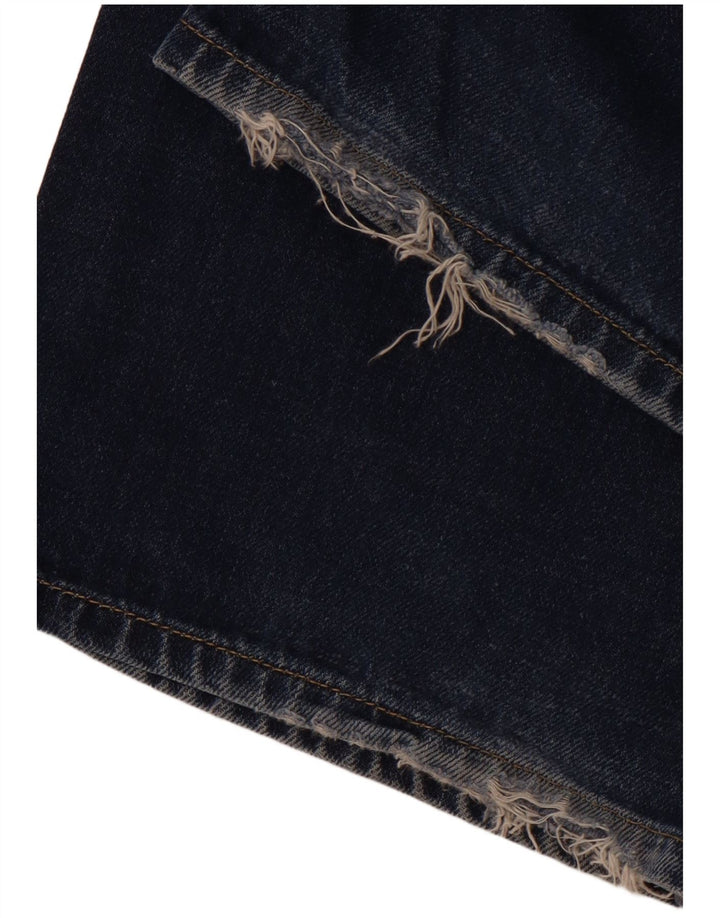 Męskie proste dżinsy HUGO BOSS W31 L34 Granatowa bawełna